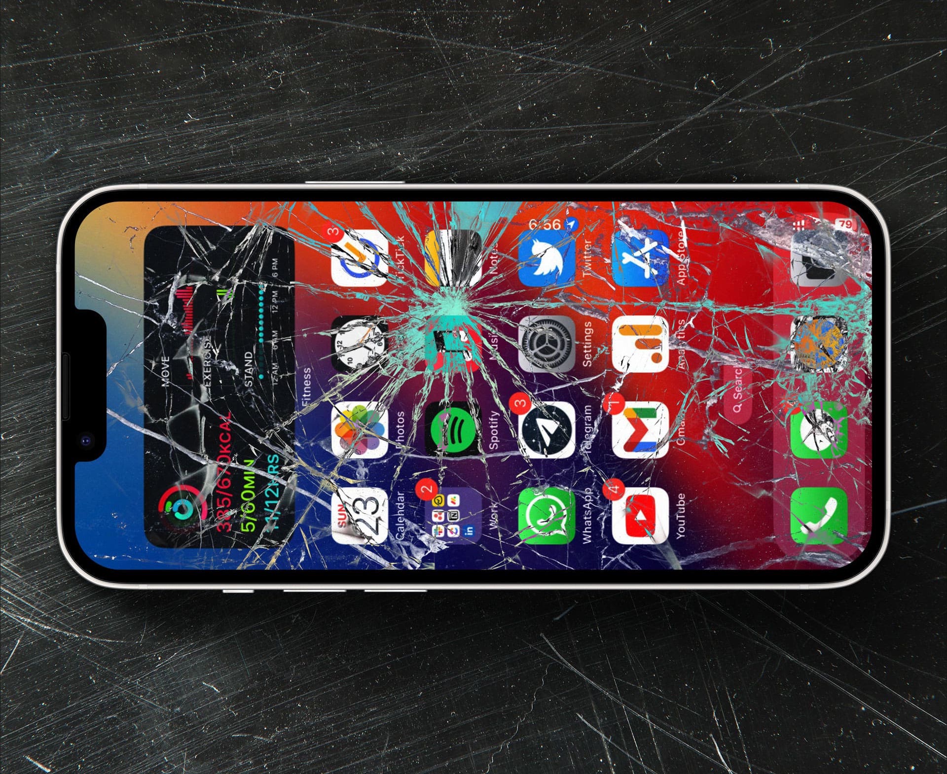 Những nguyên nhân khiến màn hình iphone 12 xuống cấp