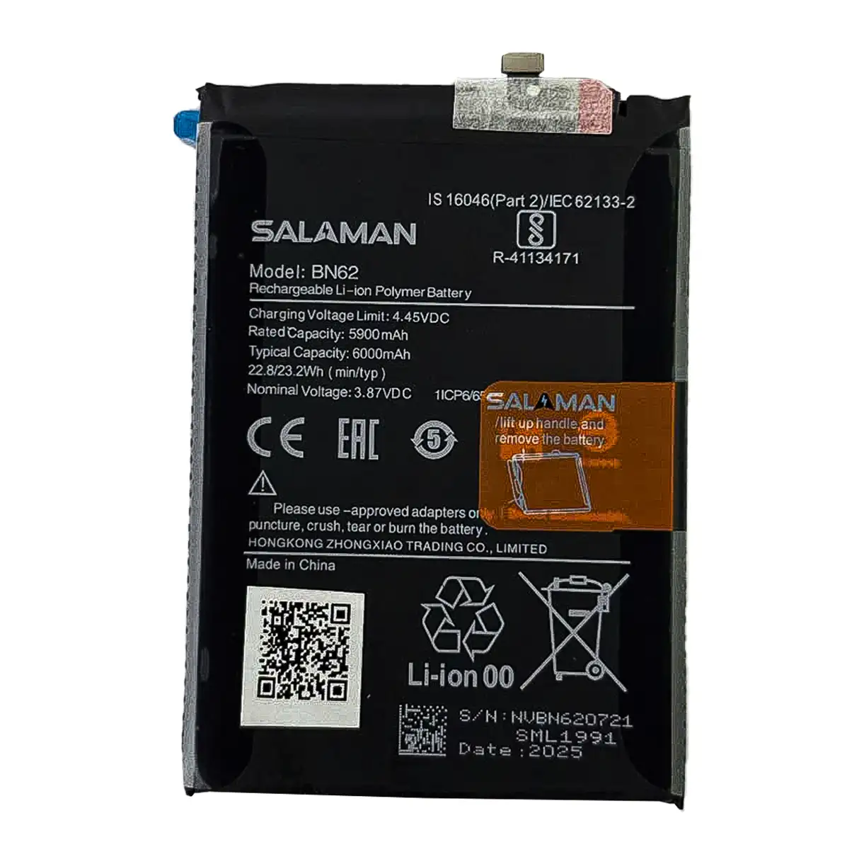 Pin Samsung A50 chính hãng Salaman có tốt không?