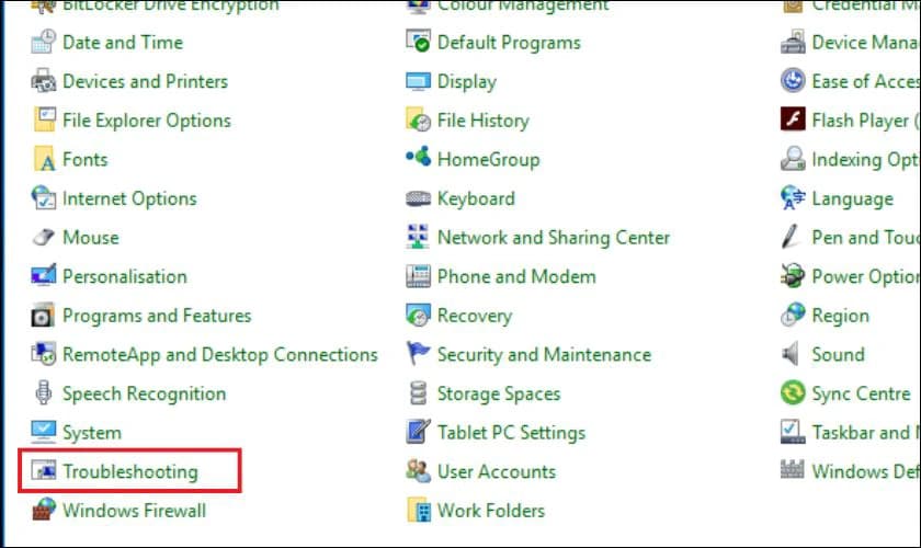 Sửa lỗi Turn WiFi Back On bằng Network Troubleshooter